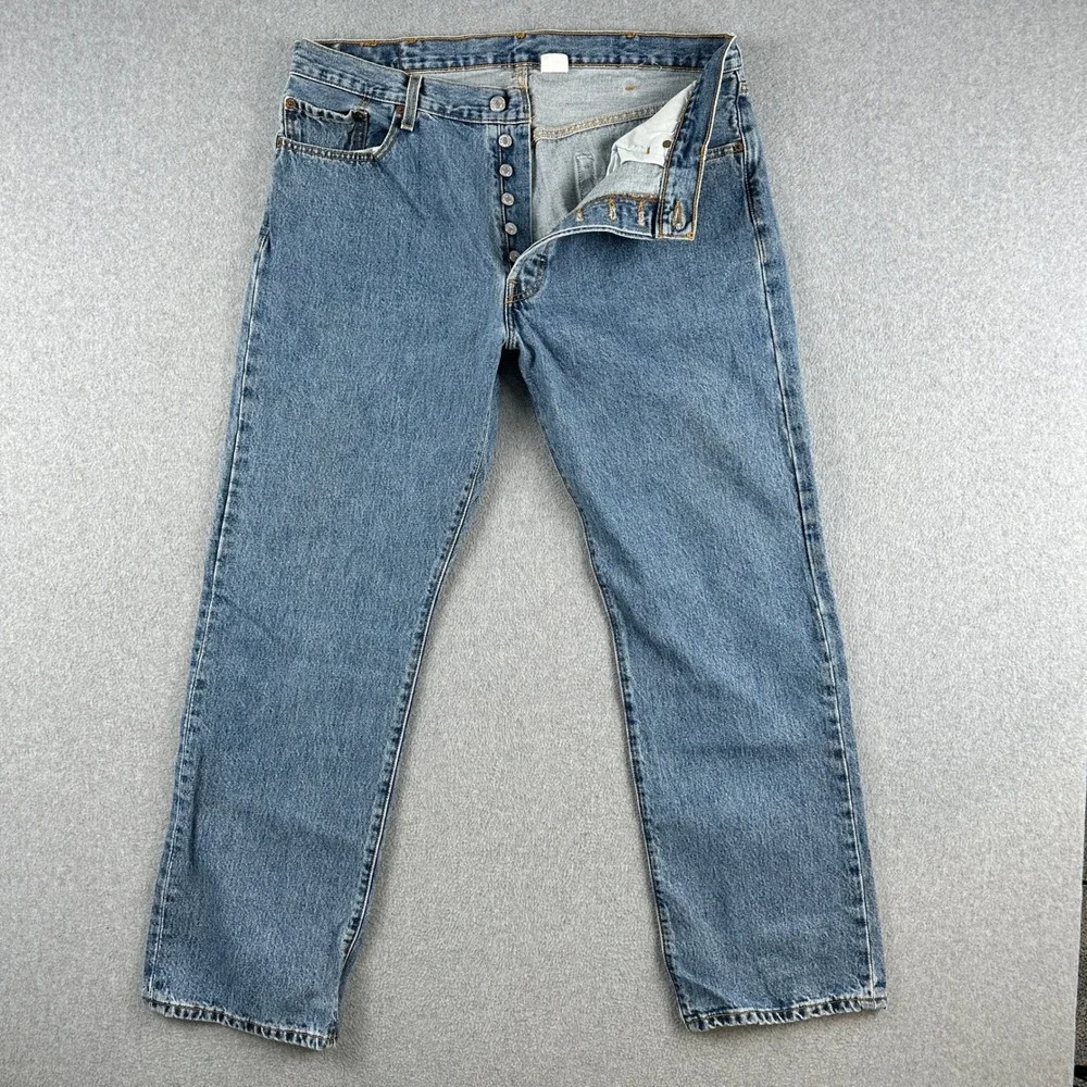 Vintage Levi's 501 XX Jeans Mens 38x30 Blue Original Fit Button Fly Straight Leg